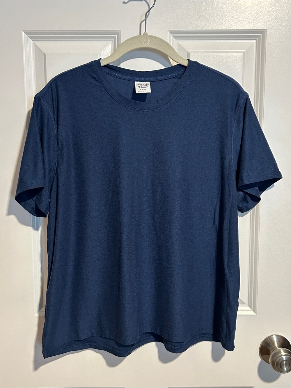 Athletic Works Navy ButterCore Classic Crew Neck T-Shirt Women's Medium